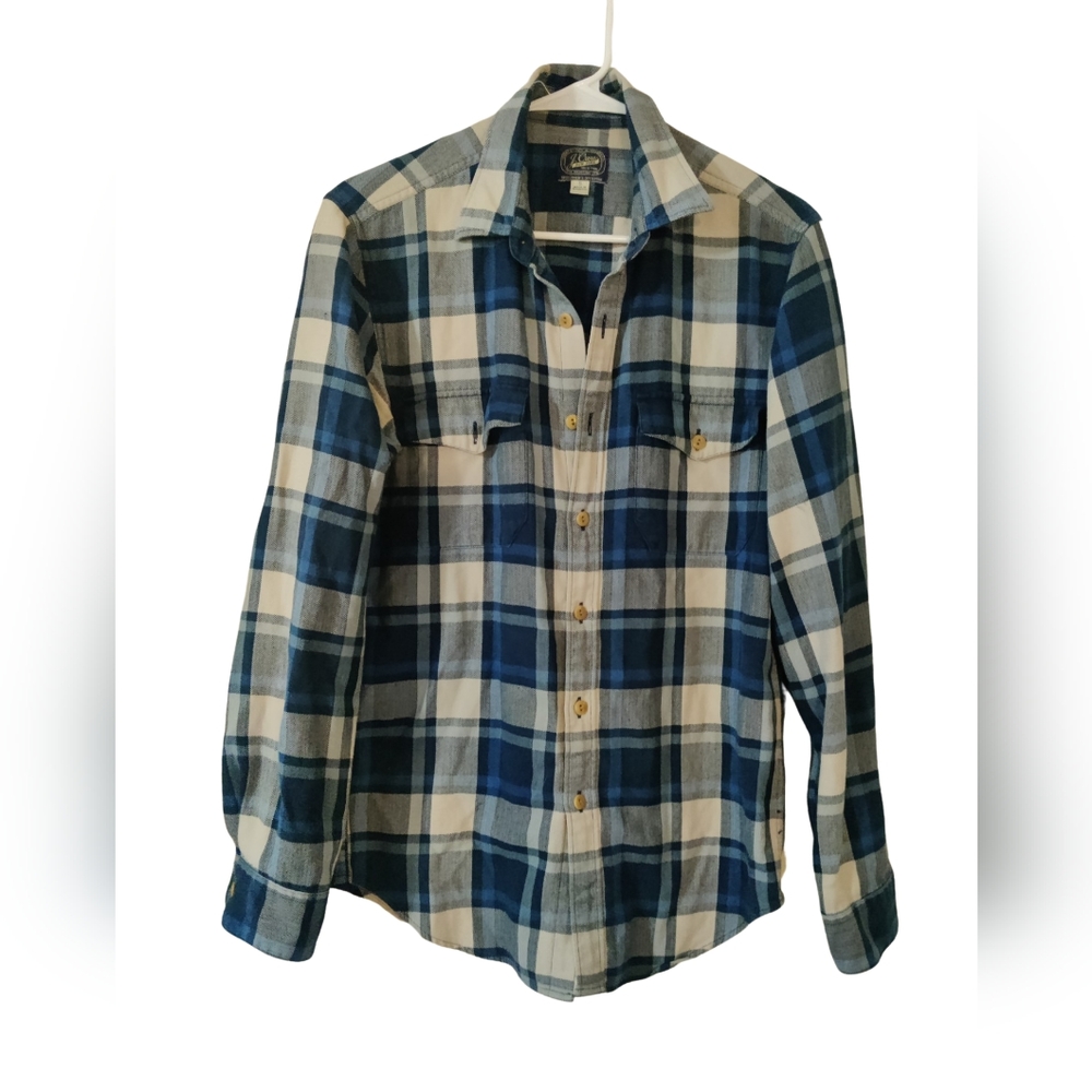 J. Crew Men's Plaid Shirt Blue